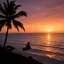a photo of a sunset