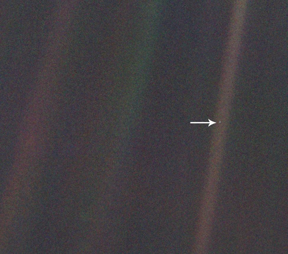 the pale blue dot